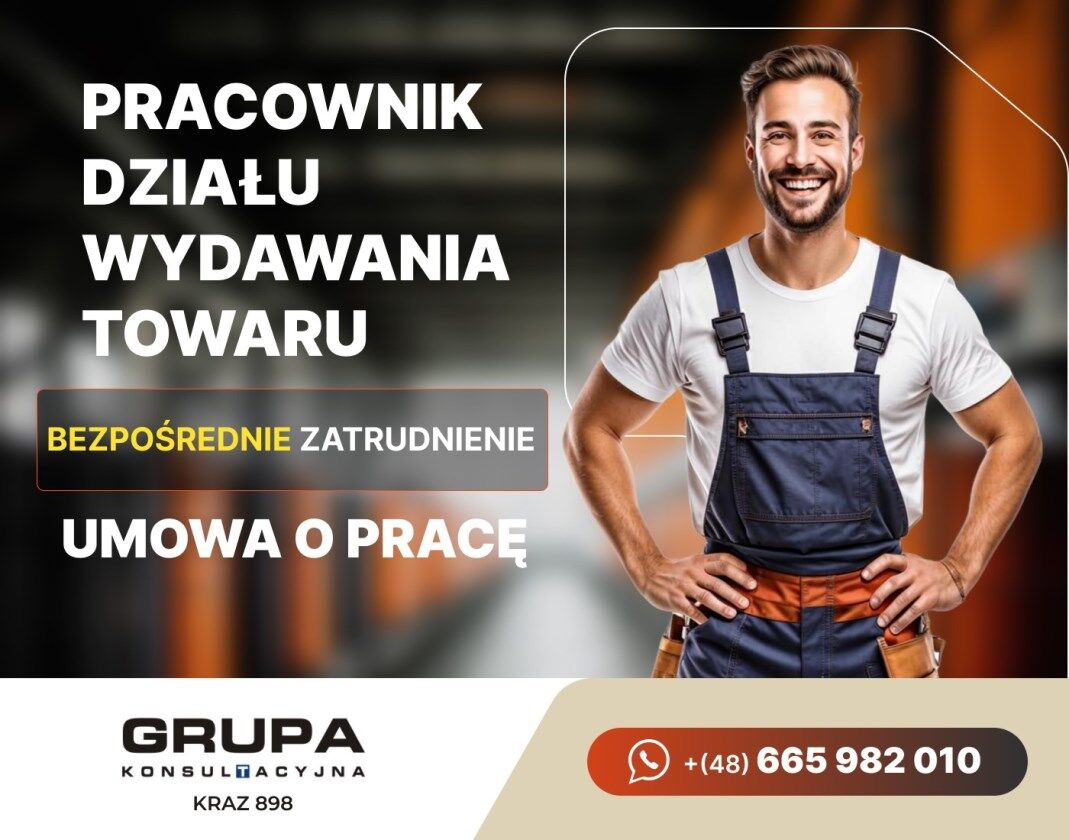 Pracownik Działu Wydania Towaru