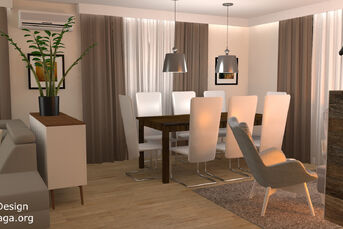 Wizualizacje wnętrz mieszkalnych