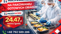 Pakowanie gotowych obiadów w Białymstoku