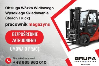 Obsługa Wózka Reach Truck/Pracownik Magazynu