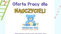 Oferta pracy - NAUCZYCIEL PRZEDSZKOLA