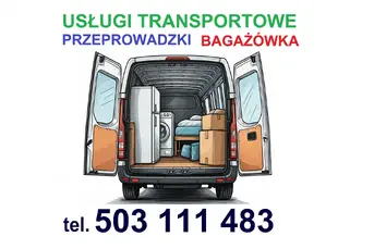 BAGAŻÓWKA TEL. 503 111 483 TRANSPORT MEBLI, AGD