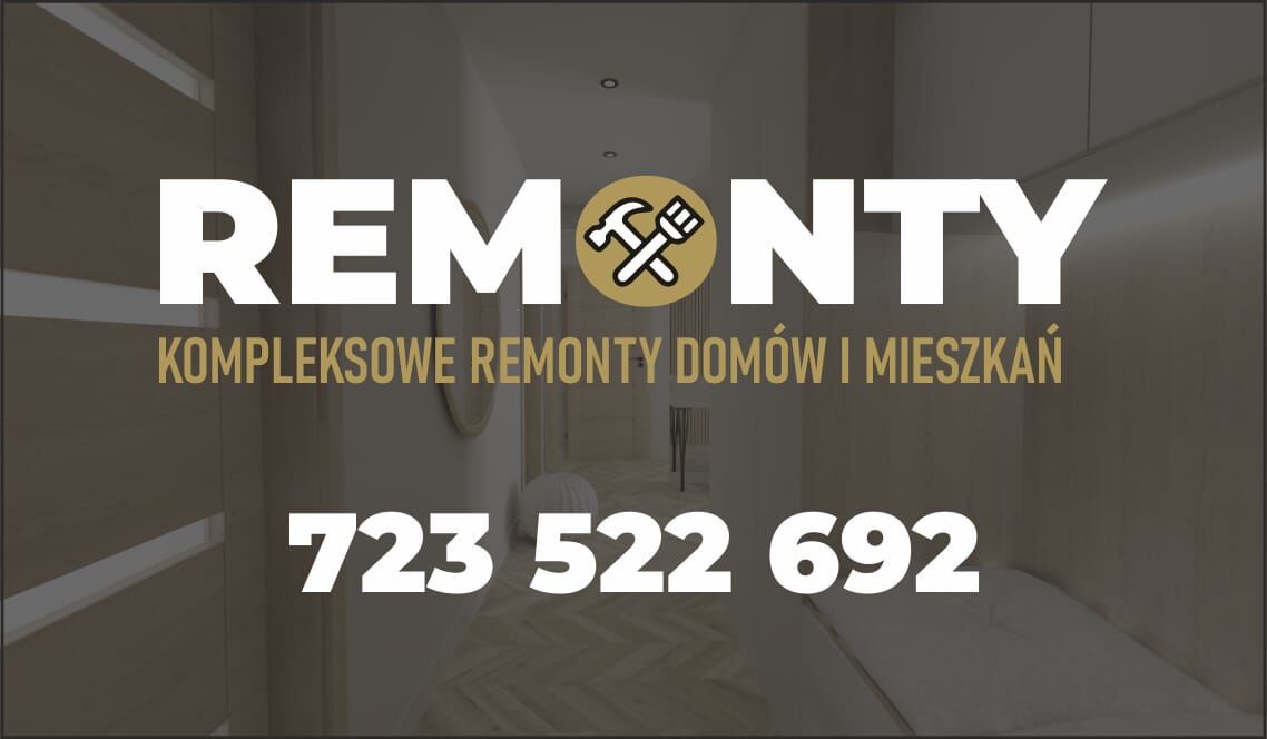 Remonty i kompleksowe wykończenia wnętrz 