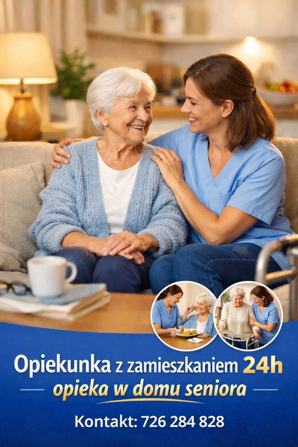 Szukasz opieki dla bliskiej osoby starszej? Opieka 24h z zamieszkaniem 