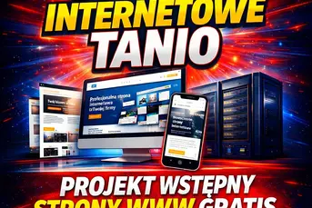 Strona WWW od 590 zł + projekt wstępny GRATIS + BO