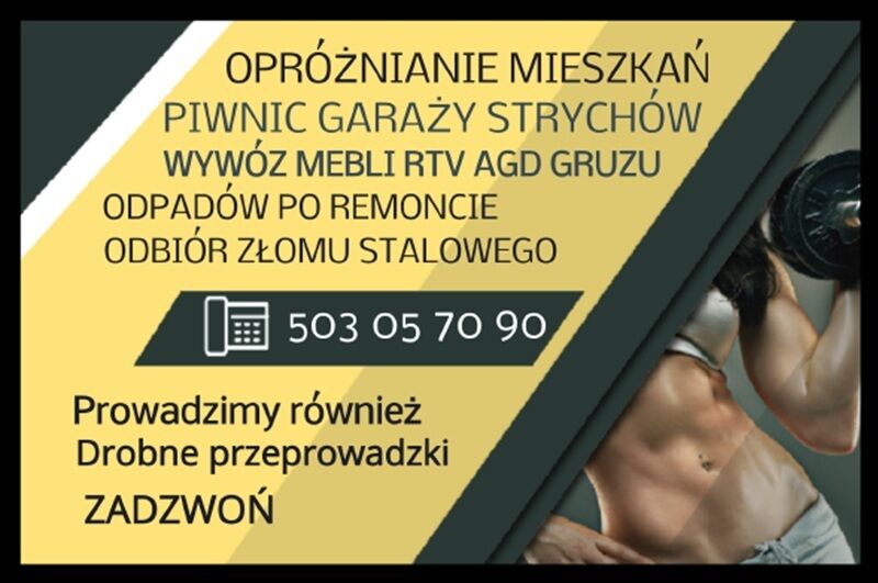 TRANSPOTR BUSEM - OPRÓŻNIANIE MIESZKAŃ PIWNIC GARAŻY - UTYLIZACJA - WYWÓZ MEBLI