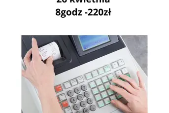 Kurs Obsługa kasy fiskalnej 26 kwietnia 