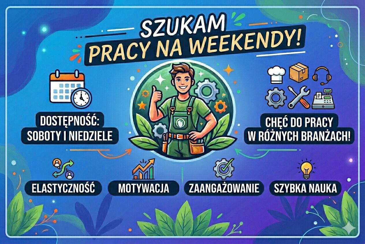 Szukam pracy na weekendy 