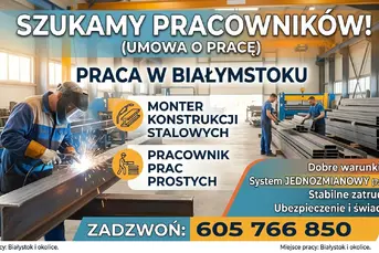 Montażysta, pracownik prac prostych