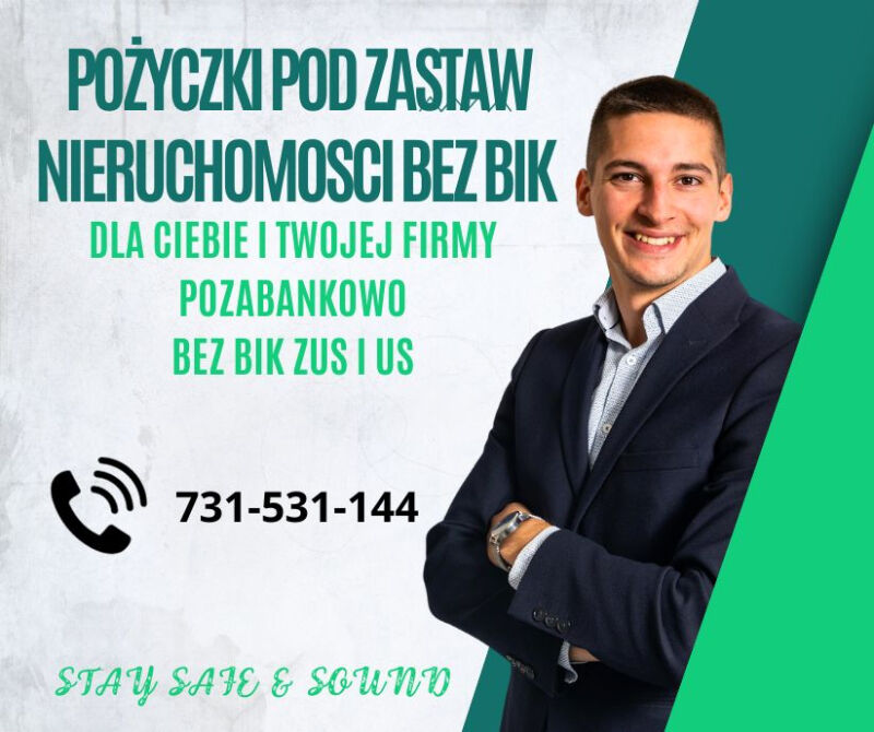 Szybka prywatna pozyczka pod zastaw nieruchomosci