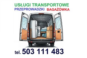 BAGAŻÓWKA TEL. 503 111 483 TRANSPORT MEBLI, AGD