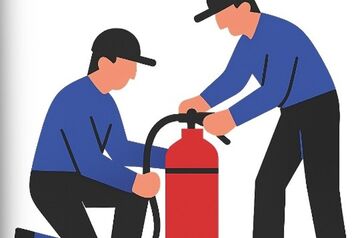  Praca w warsztacie naprawa gaśnic/butli