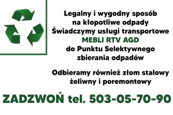OPRÓŻNIANIE MIESZKAŃ WYWÓZ MEBLI RTV AGD TRANSPORT
