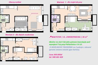 *36m2* II piętro *przy POLITECHNICE * POD WYNAJEM!