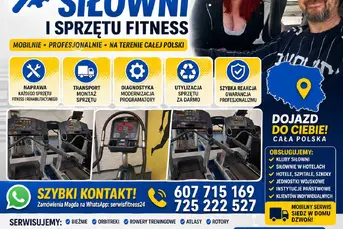 Serwis siłowni Polska Warszawa Polska Łódź Lublin 