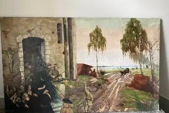 Sprzedam stary obraz z 1928 Wojna bolszewicka