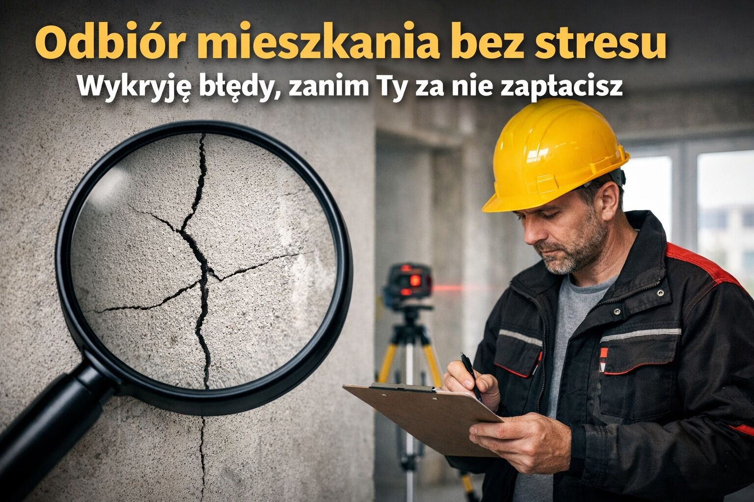 Odbiór mieszkania bez stresu – wykryję błędy, zanim Ty za nie zapłacisz