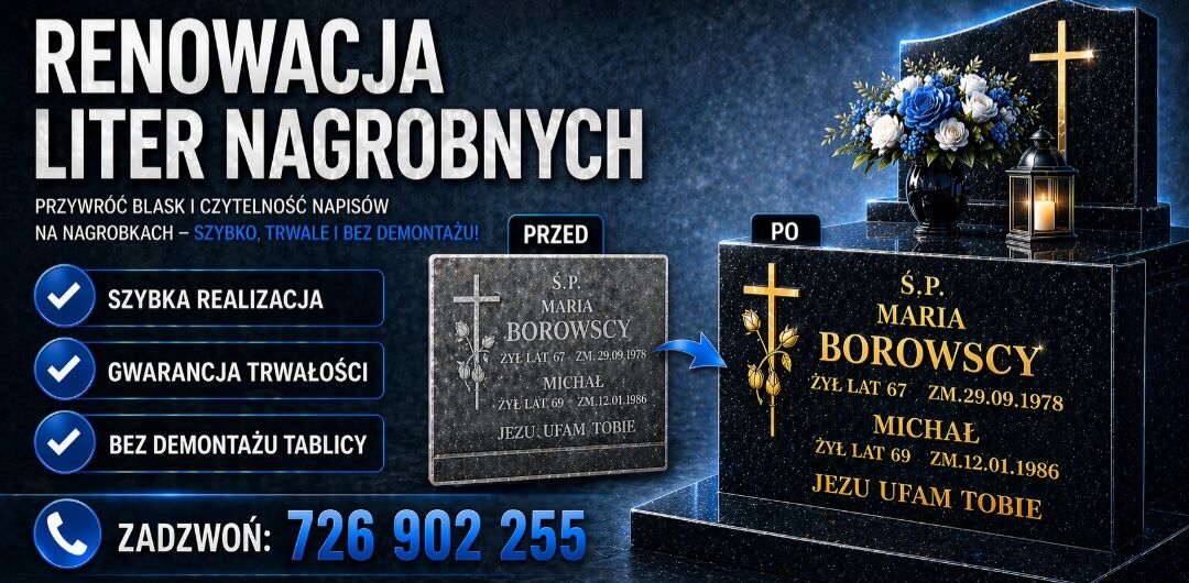 NAGROBKI RENOWACJA LITER