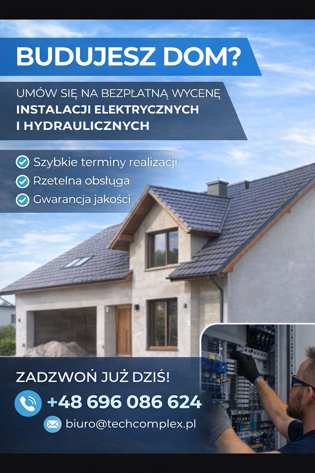 Elektryk Smart Home Alarmy Instalacje elektryczne