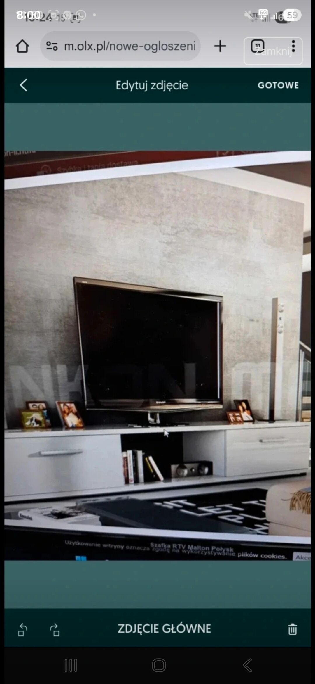 Sprzedam szafke pod telewizor