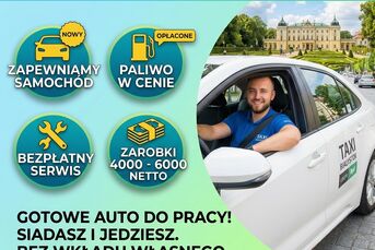 Zatrudnimy na BOLT,FREE NOW,UBER