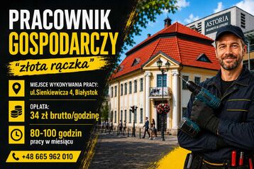 Pracownik Gospodarczy „złota rączka”