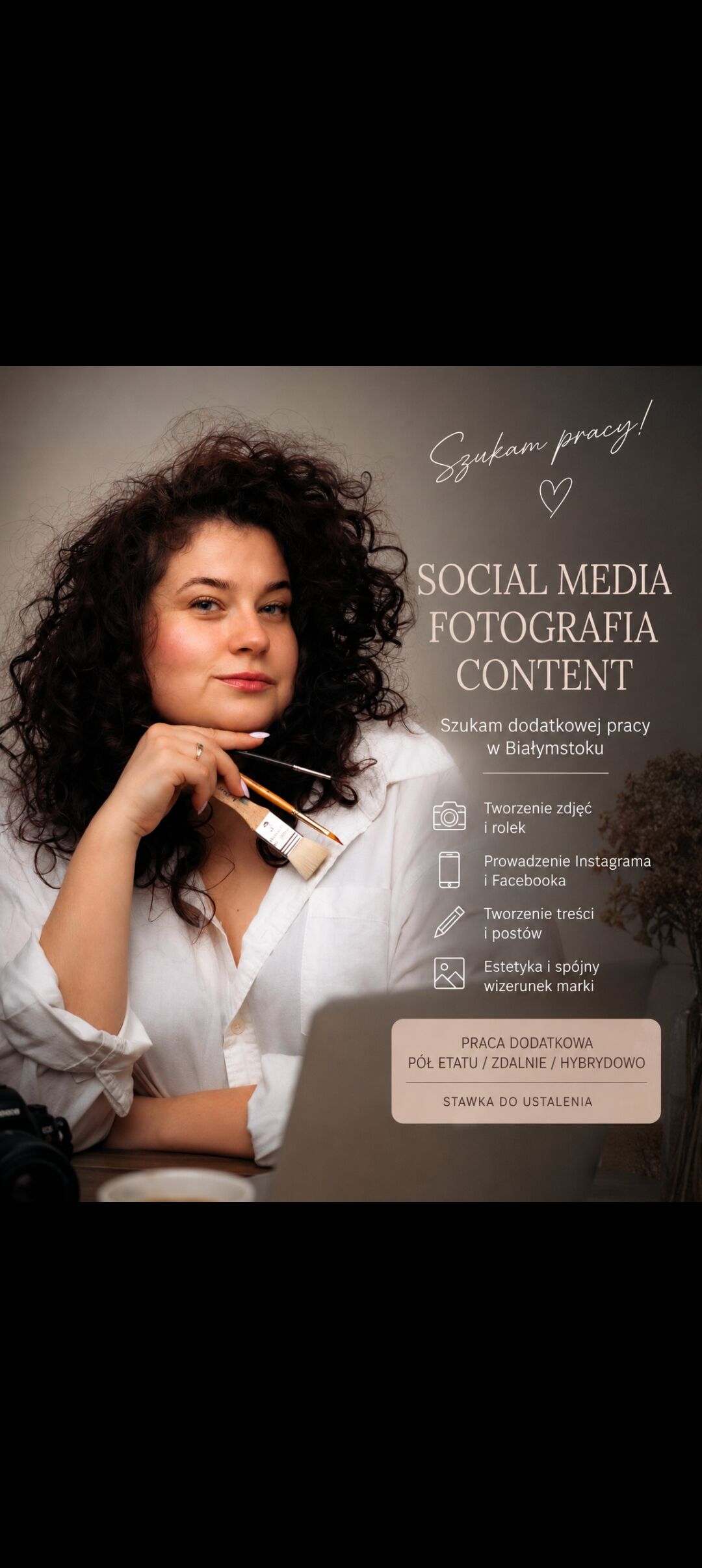 Szukam pracy dodatkowej- social media/fotografia