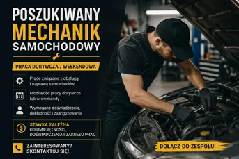 Zatrudnię dorywczo mechanika samochodowego 