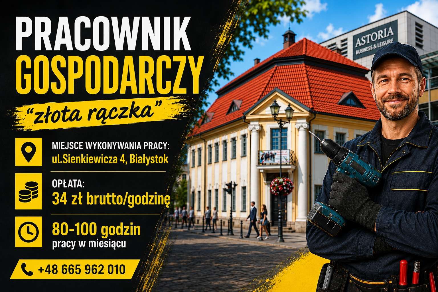 Pracownik Gospodarczy „złota rączka”