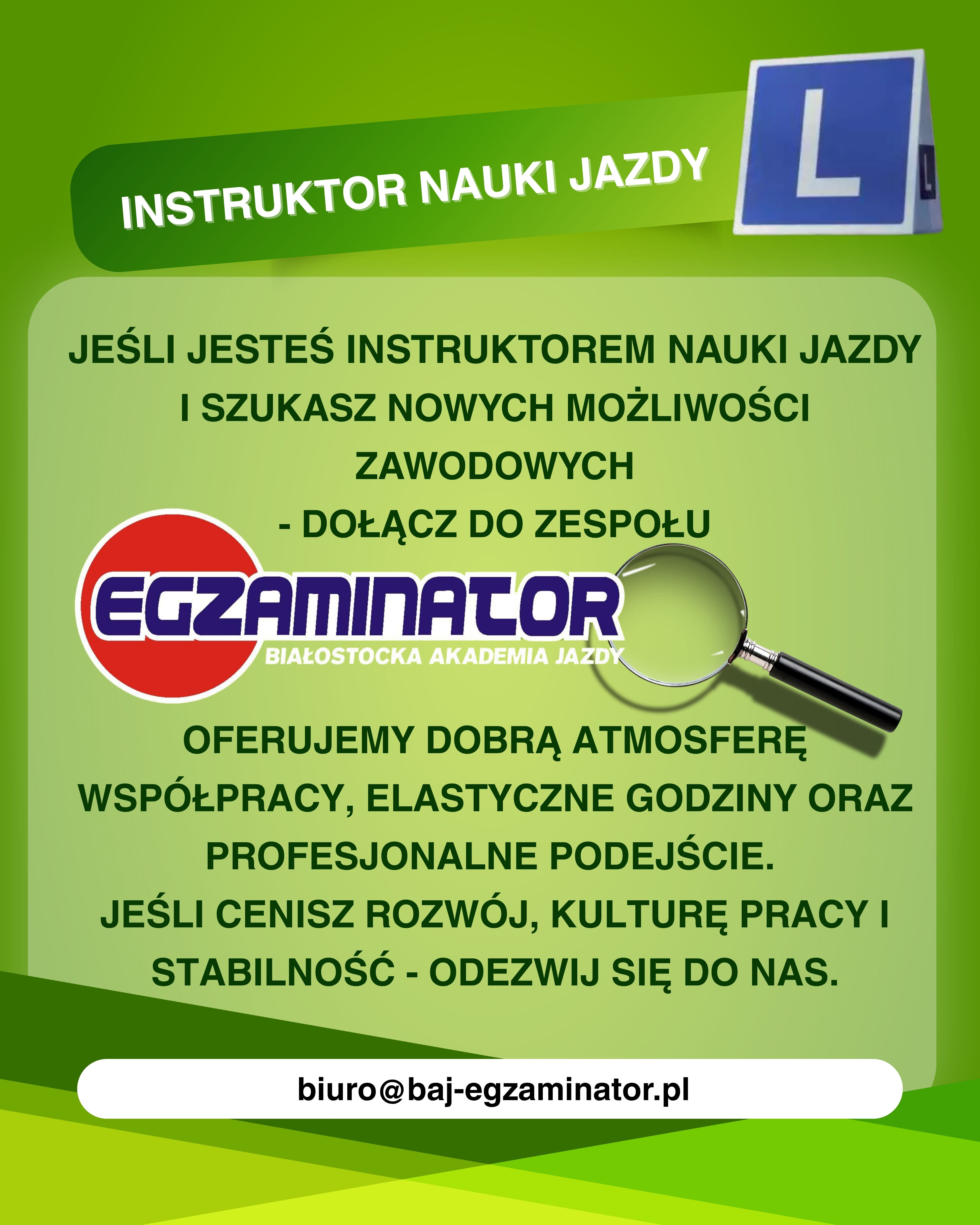Instruktor Nauki Jazdy