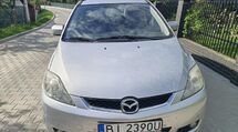 Mazda 5, 7 os. kolor srebrny 1999cm3 benzyna + lpg