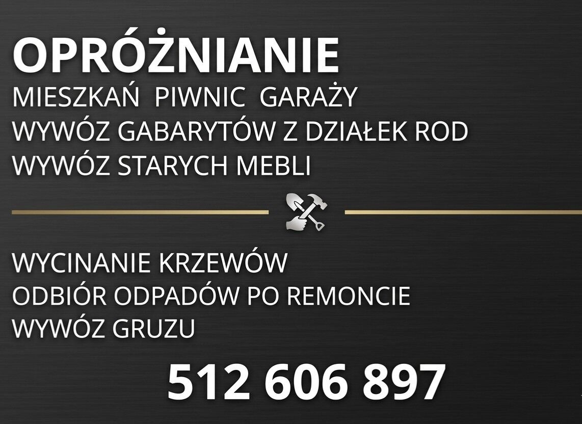 Szybkie Opróżnianie Pomieszczeń & Przeprowadzki 