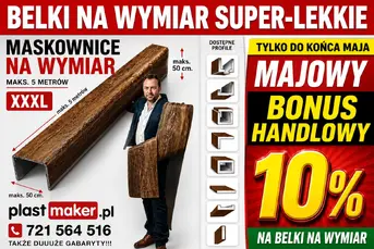 Belki rustykalne sufitowe i maskownice na wymiar 