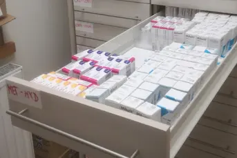 Meble apteczne magazynowe używane