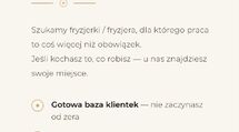 Poszukujemy fryzjerki/fryzjera