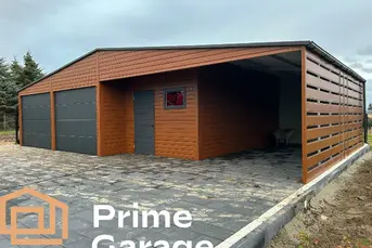 Garaż blaszany na wymiar | Producent PrimeGarage