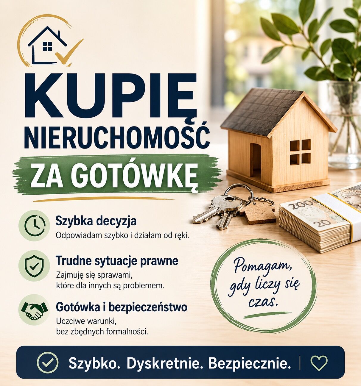 Skup nieruchomości za gotówkę!