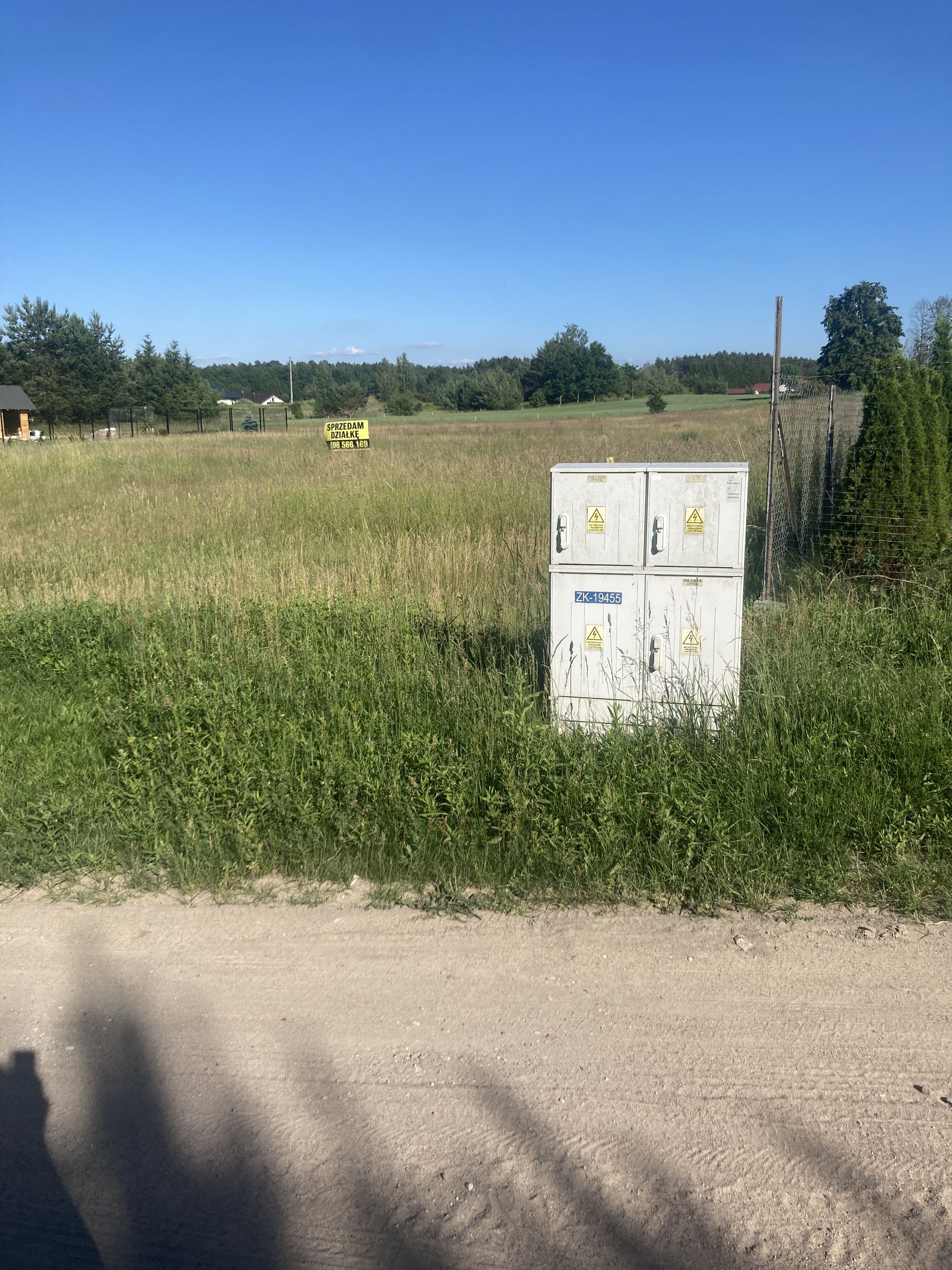 Działka budowlana 1100m koło Białegostoku 