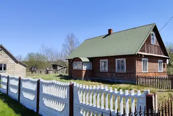 Dom drewniany 70/2200m2 nad Zal. Siemianówka