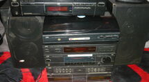 zestaw stereo jvc gramofon al-e31 cd xl-v242 deck 