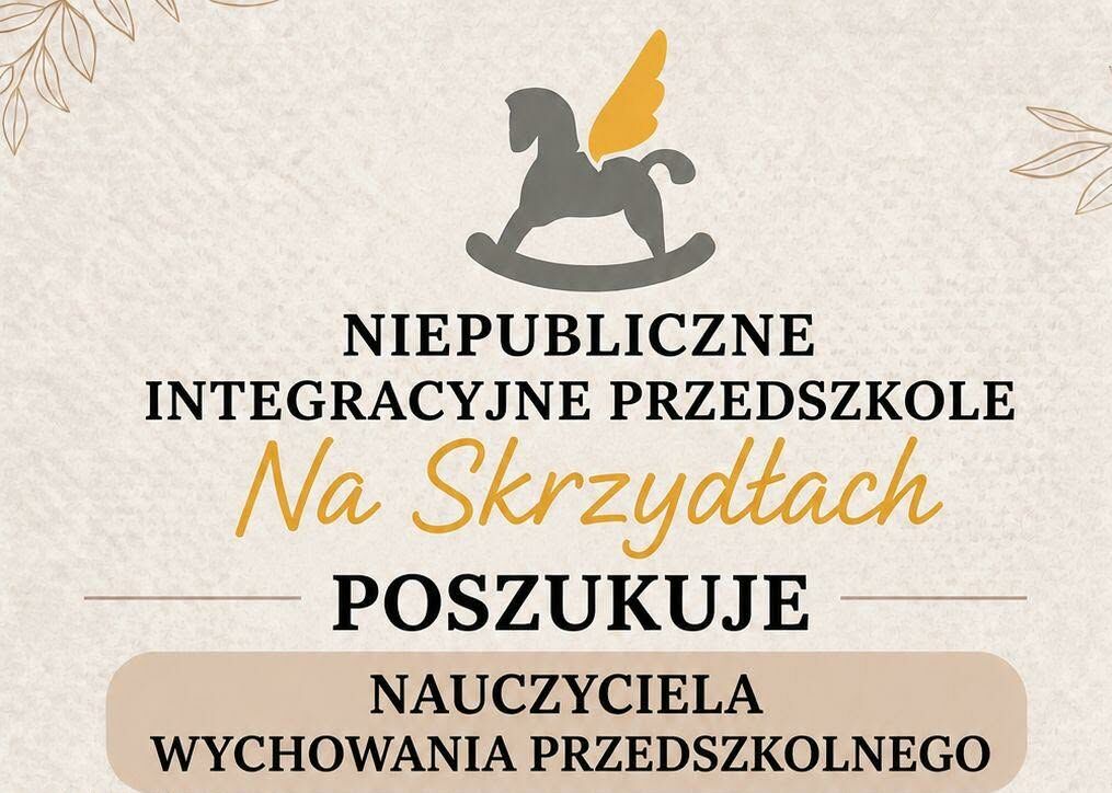 Nauczyciel wychowania przedszkolnego