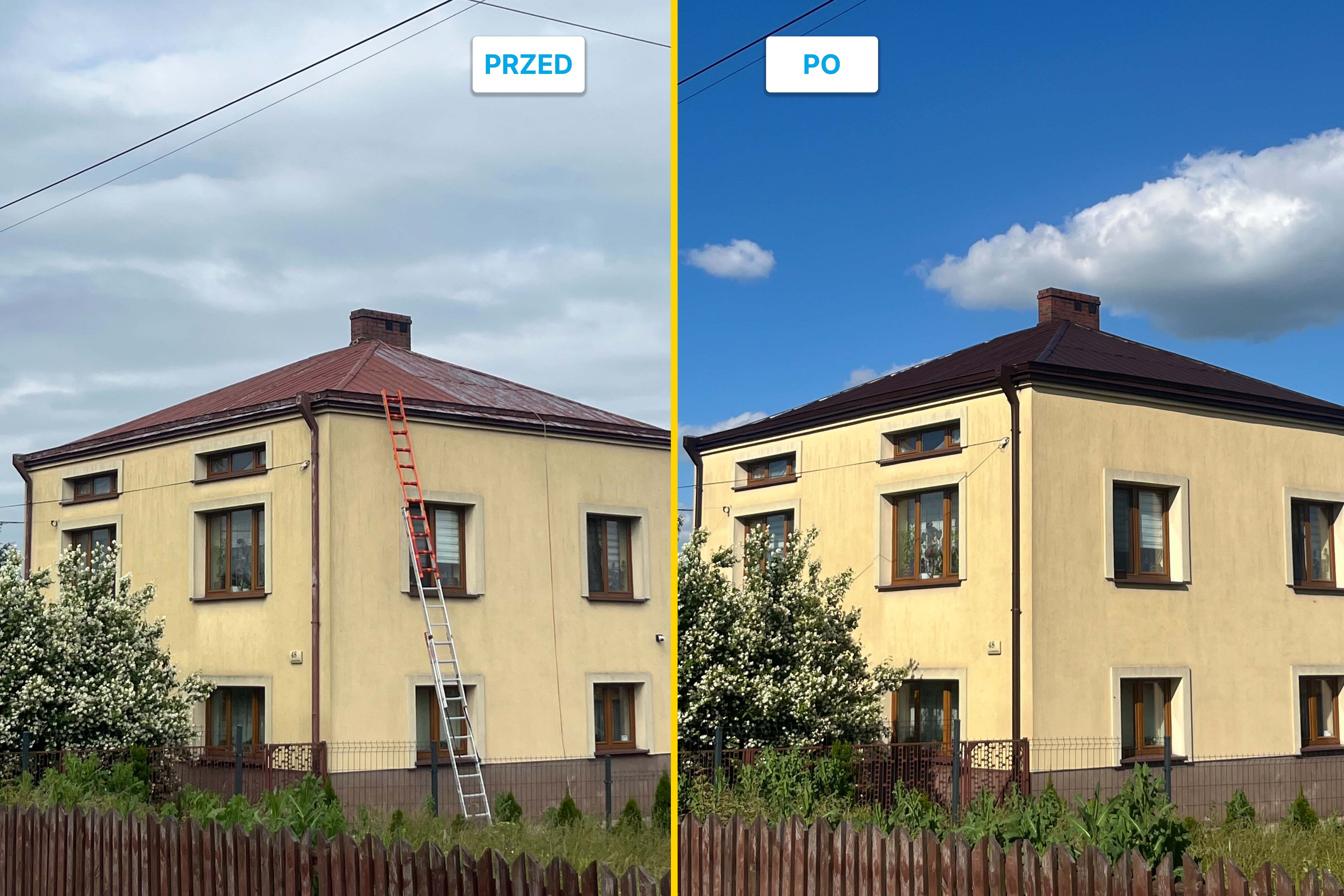 Mycie ciśnieniowe dachów , elewacji, kostki / malowanie dachów i elewacji