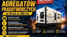 AGREGATY PRĄDOTWÓRCZE DO 700 kVA  - WYNAJEM - USŁU