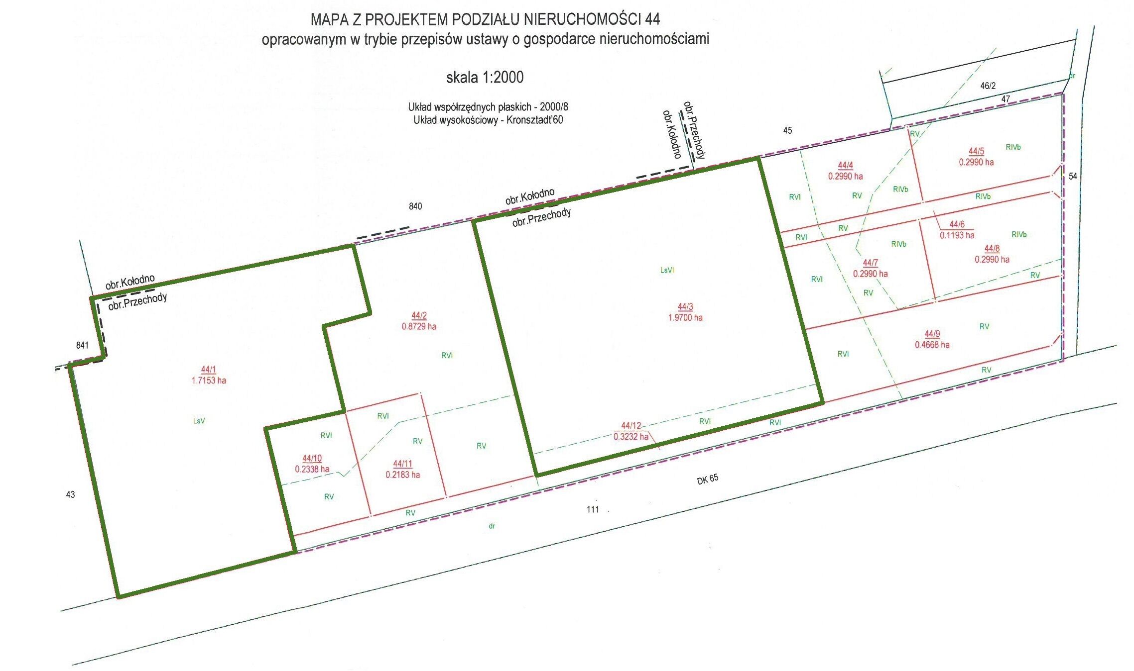 Sprzedam 60 letni las w Przechodach, gm. Gródek. 36 853 m²