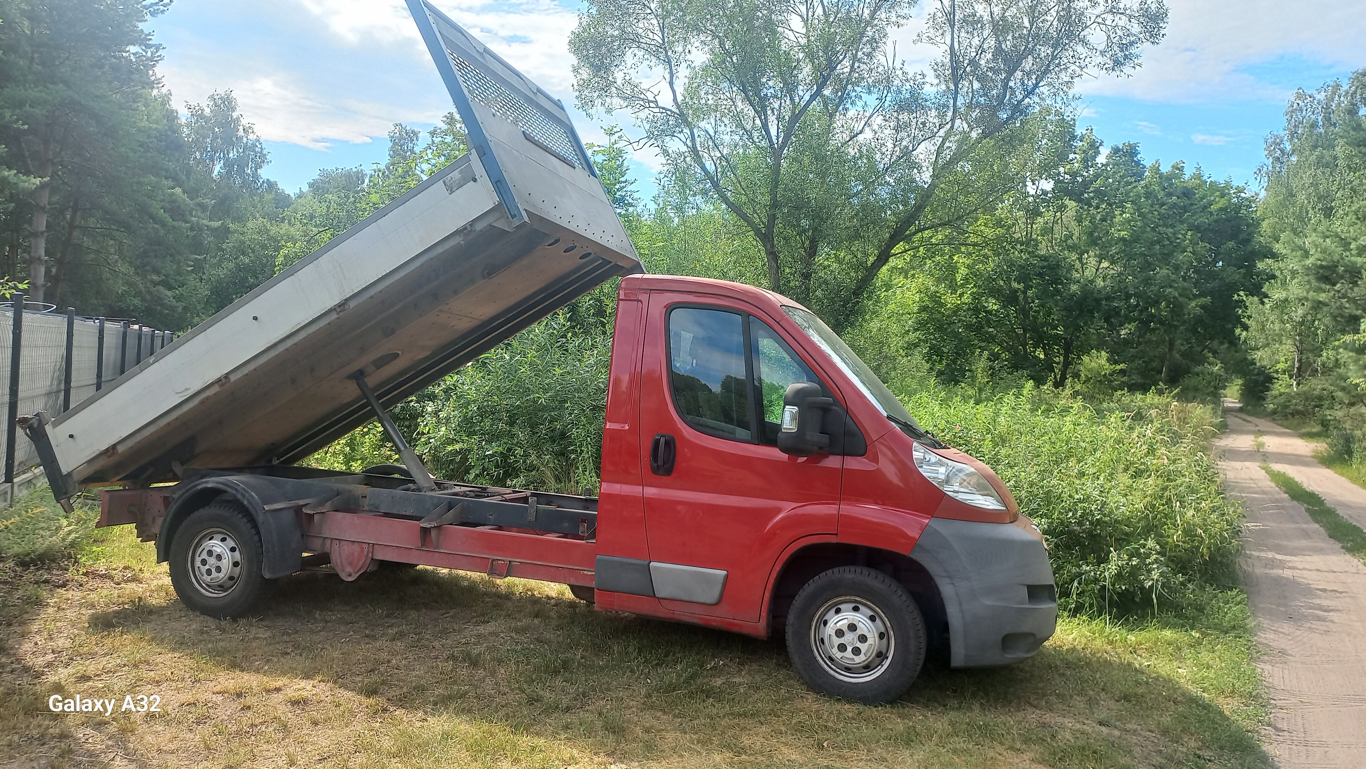 Transport materiałów budowlanych Wywrotka 3,5 t