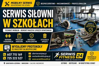 Serwis siłowni w szkołach - Technicy Mobilni - Rem