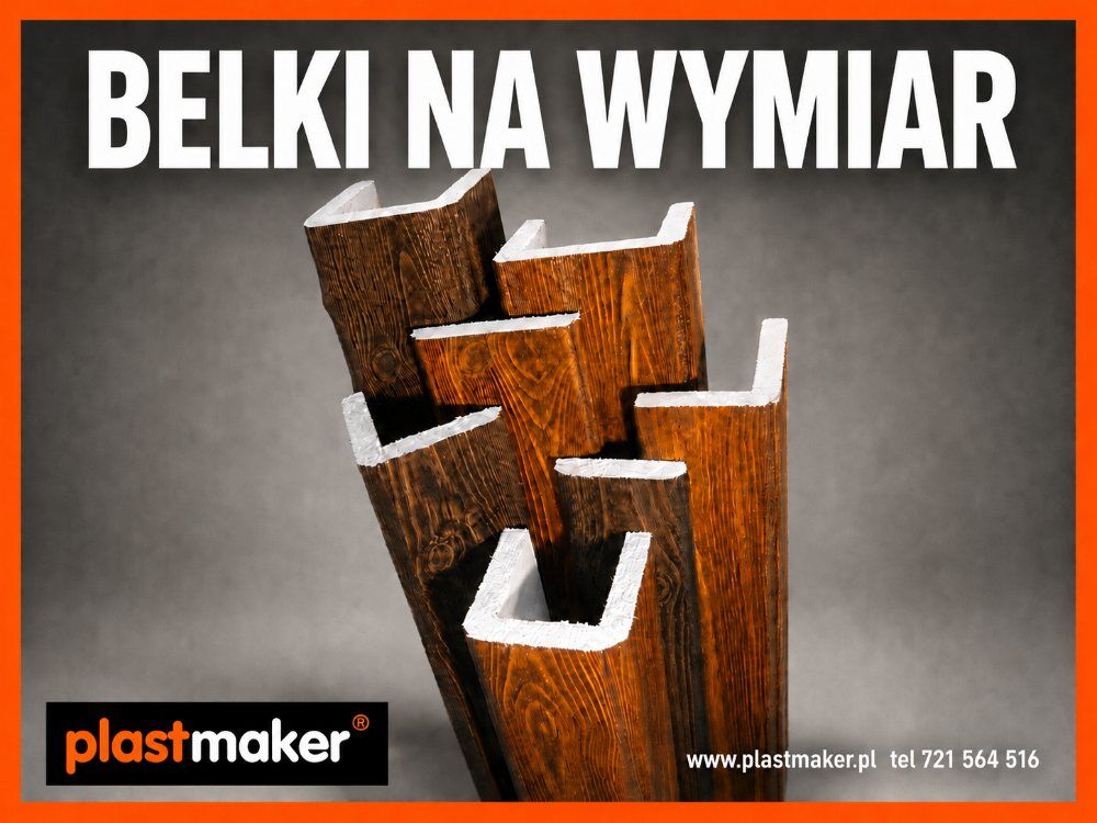 Belki rustykalne na wymiar - styl drewna bez cięża