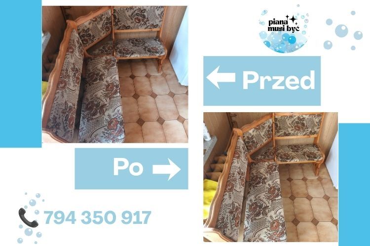 Czyszczenie tapicerki meblowej, pranie dywanów
