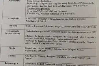 Odkupie książki do 1 klasy wielozawodowej ZSZ nr ł