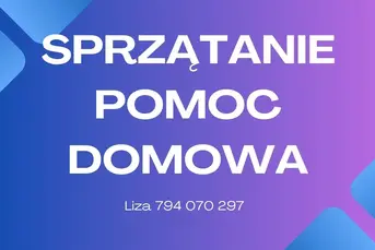 Pomoc domowa - sprzątanie i porządki